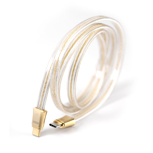 ddHiFi TC19CC Gold 旗艦純銀數碼信號線 Comet Gold (10cm/45cm/100cm)
