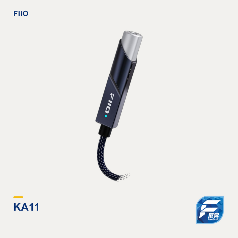 FiiO KA11 便攜解碼耳擴|Fine Up 2000px 暖淺灰實物主圖