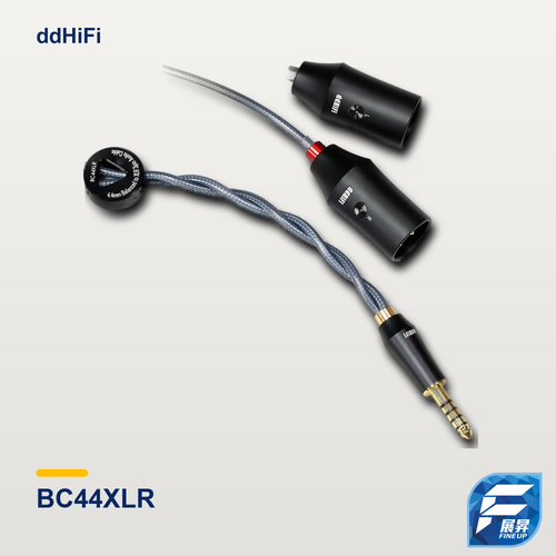 ddHiFi BC44XLR 4.4mm平衡轉XLR 3pin屏蔽訊號線