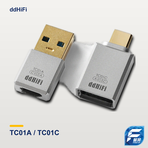 ddHiFi TC01A / TC01C USB-A / USB-C 轉換插頭