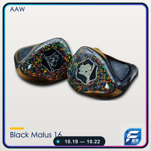 AAW Black Malus 16 動鐵入耳式耳機(十周年紀念款)
