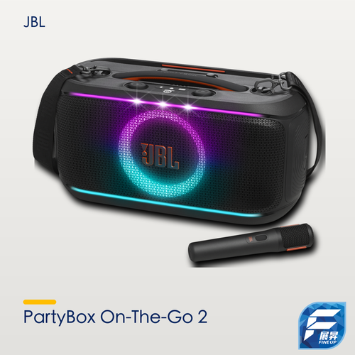 JBL Partybox On-The-Go 2 便攜卡拉OK藍牙喇叭