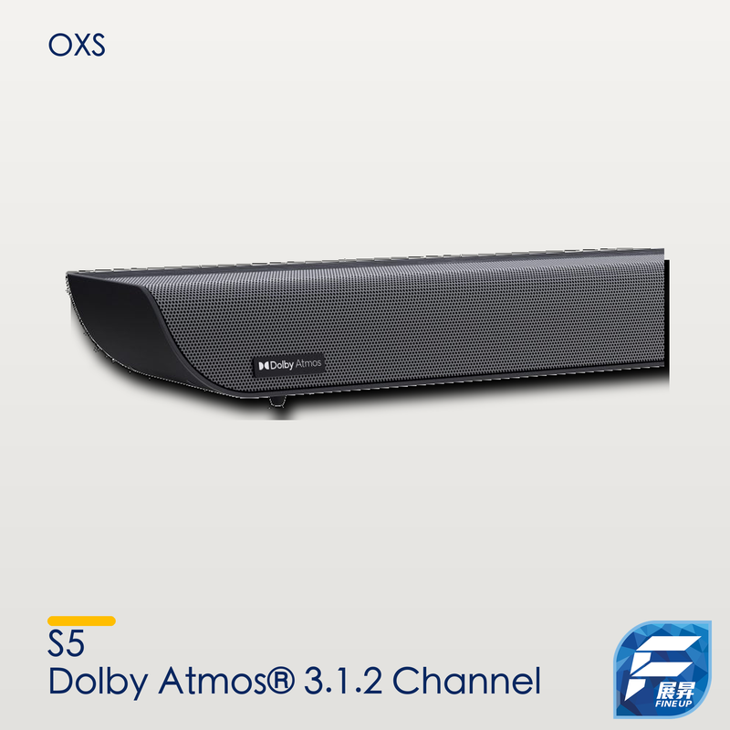 OXS S5 Dolby Atmos® 3.1.2 Channel soundbar 一體式家庭影院音響|展昇原裝 Logo V3 手機清晰主圖