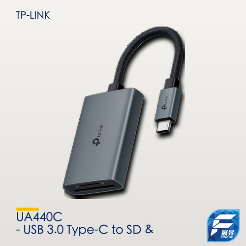 UA440C - USB 3.0 Type-C to SD & microSD 4.0 讀卡器 Card Reader (雙卡同時讀取/寫入)