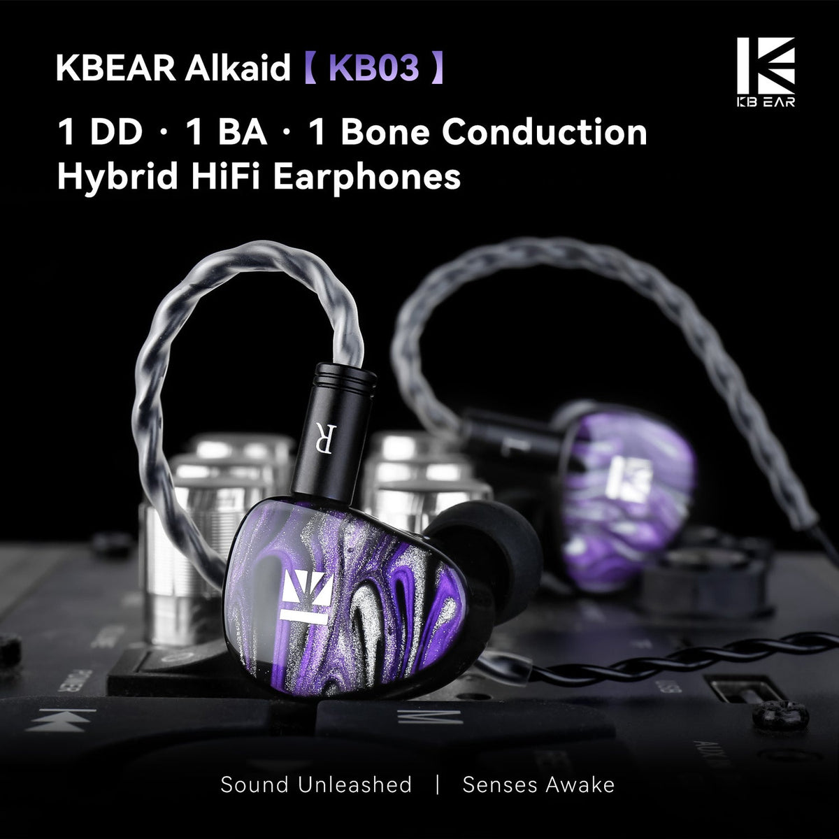 KBEAR KB03 骨傳導混合架構