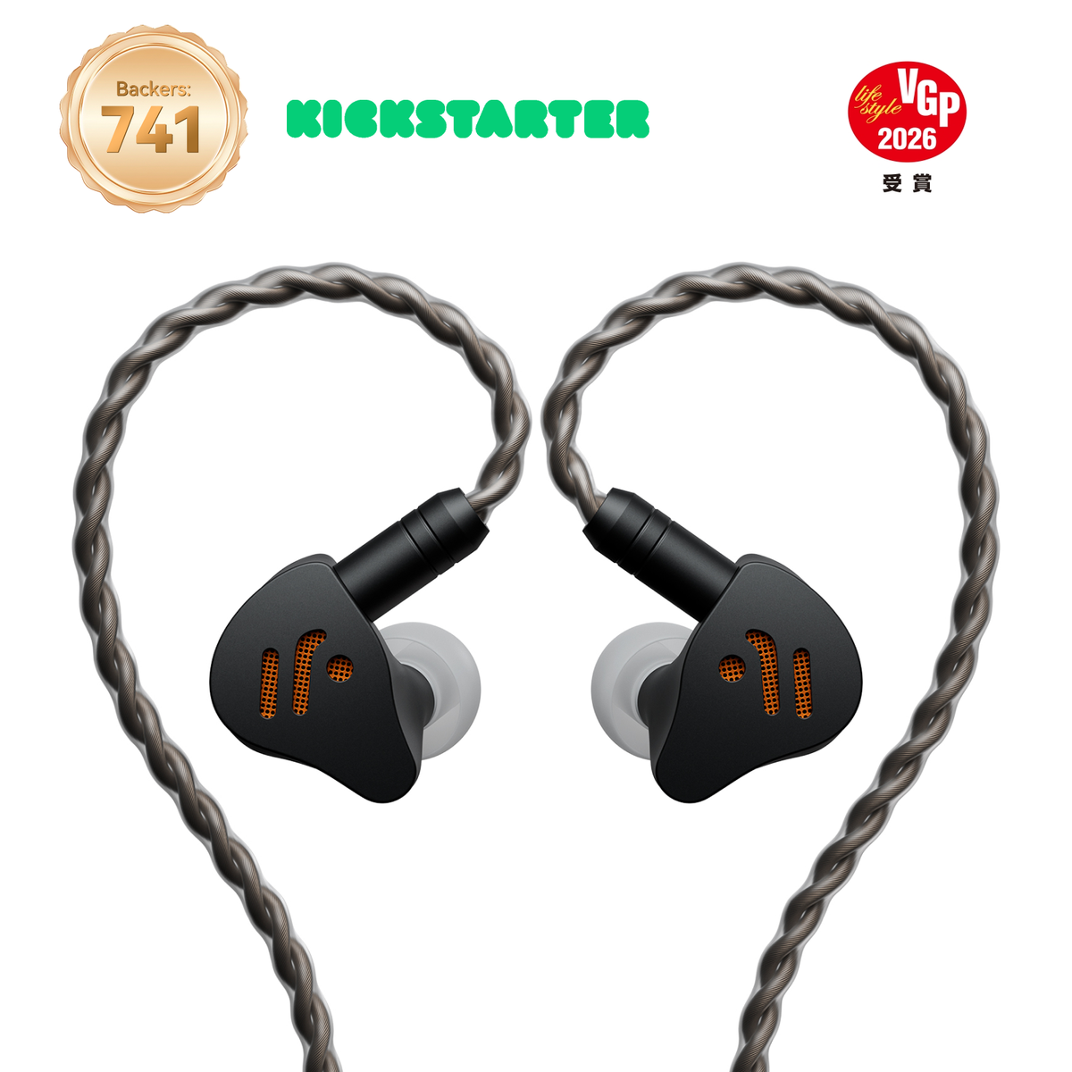 Fosi Audio IM4 開放式入耳式耳機 黑色耳機外觀