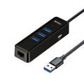 Netac WF12 USB 3.0 集線器連 Gigabit RJ45