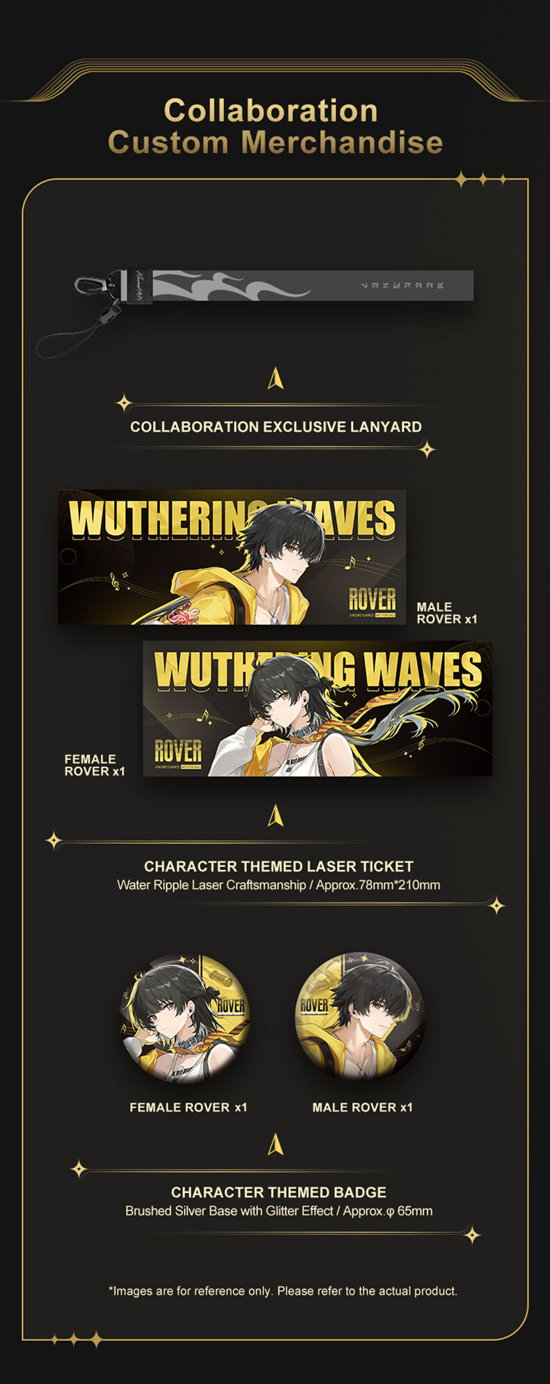 WUTHERING WAVES × MOONDROP U.C.T.S. 鳴潮聯名開放式真無線耳機｜官方產品圖｜3