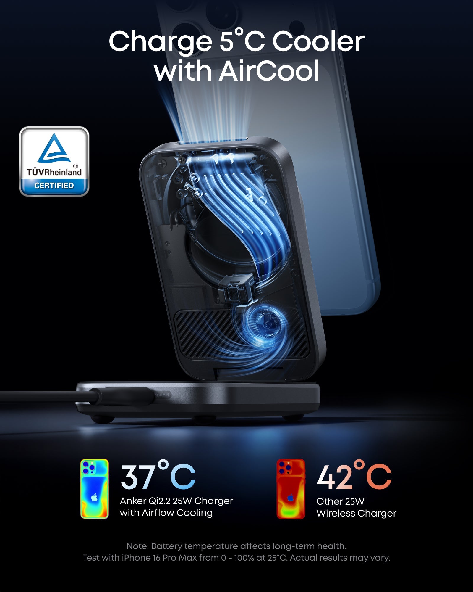 Anker Prime 25W 三合一無線充電器 2