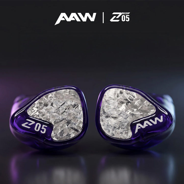 AAW Z05 紫色五單元圈鐵耳機情境圖