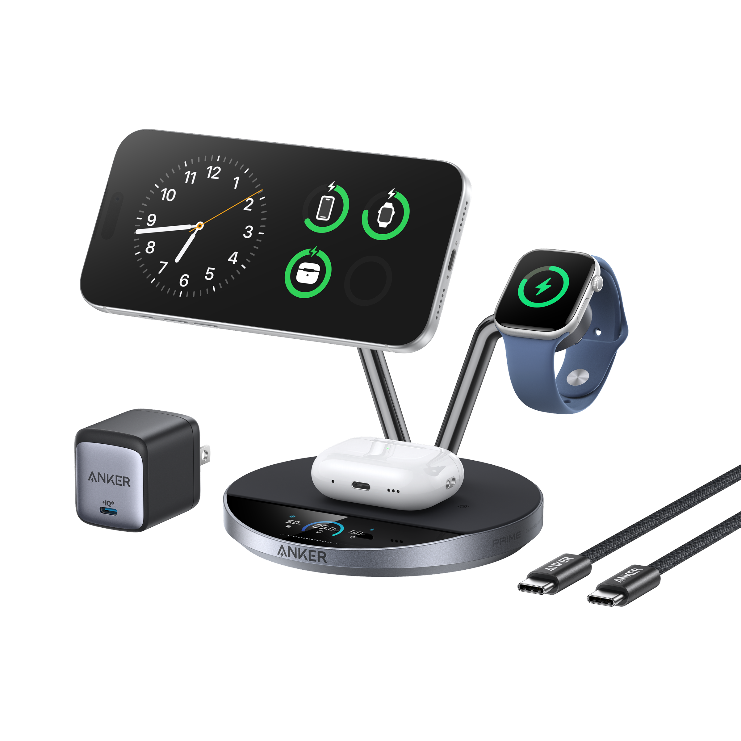 Anker Prime 三合一無線充電站
