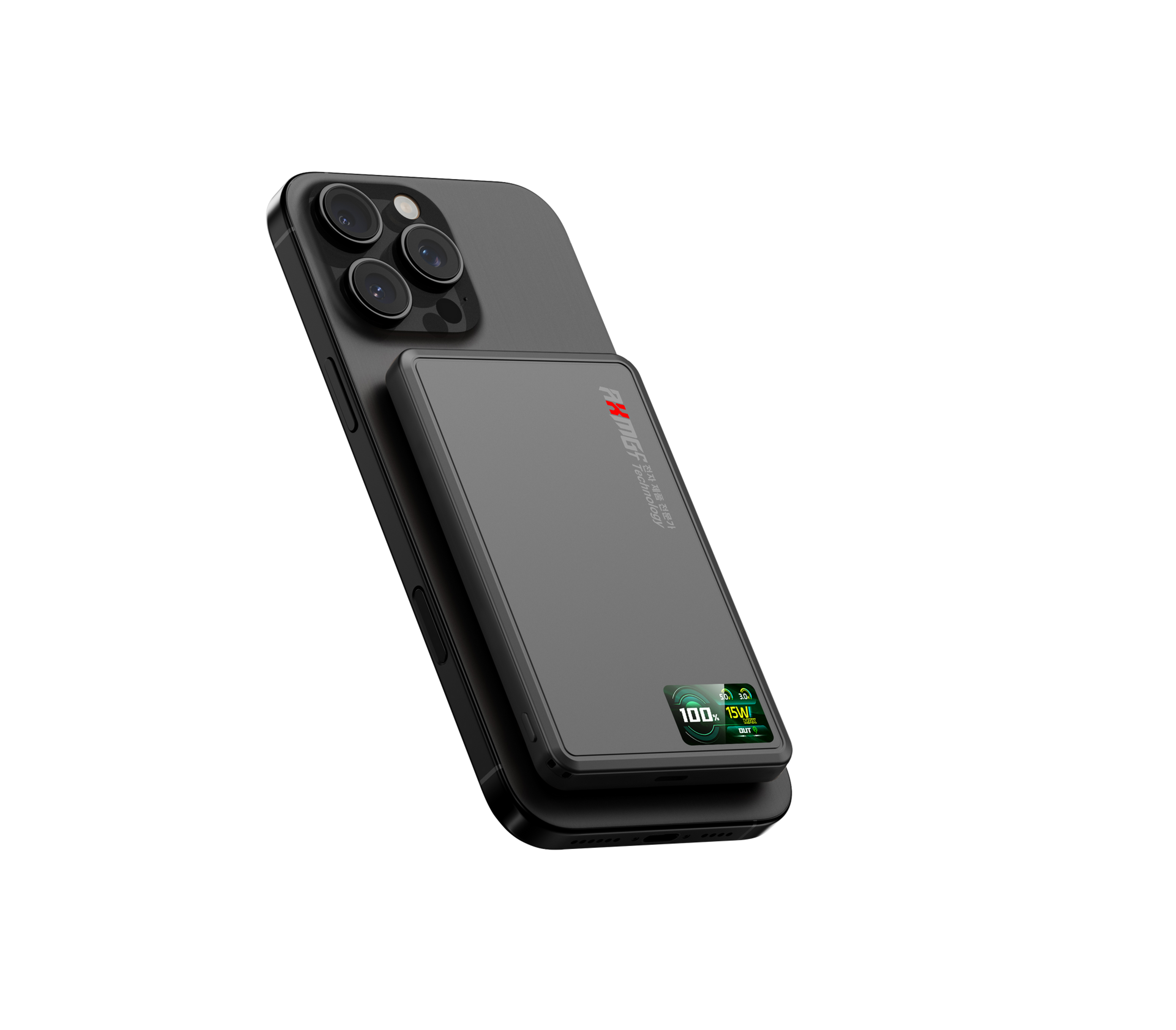 AXMG-CT SU-15 10000mAh 黑色磁吸充電展示