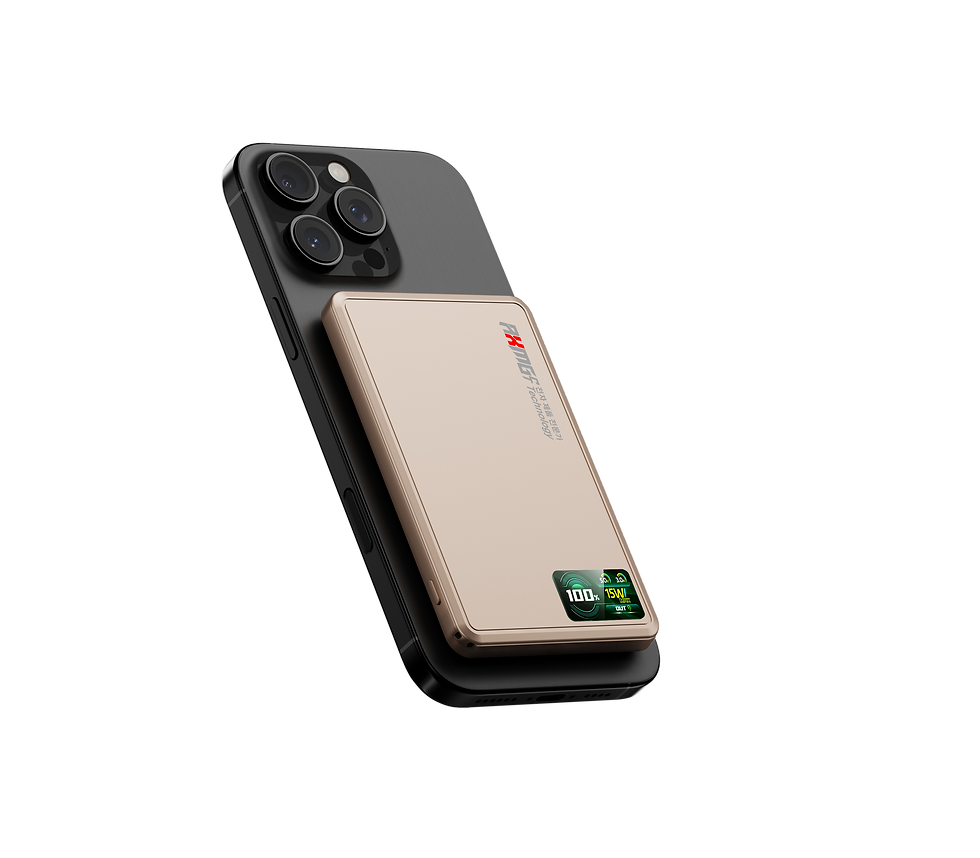 AXMG-CT SU-15 10000mAh 金色磁吸充電展示