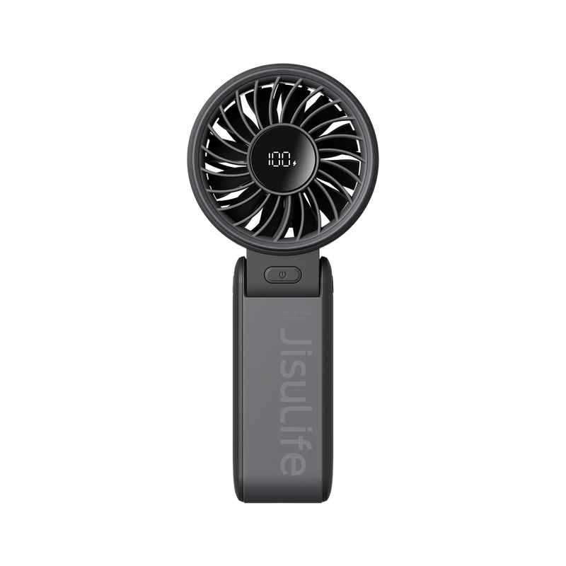 JISULIFE Handheld Fan Life7 摺疊座枱手提三用風扇｜黑色