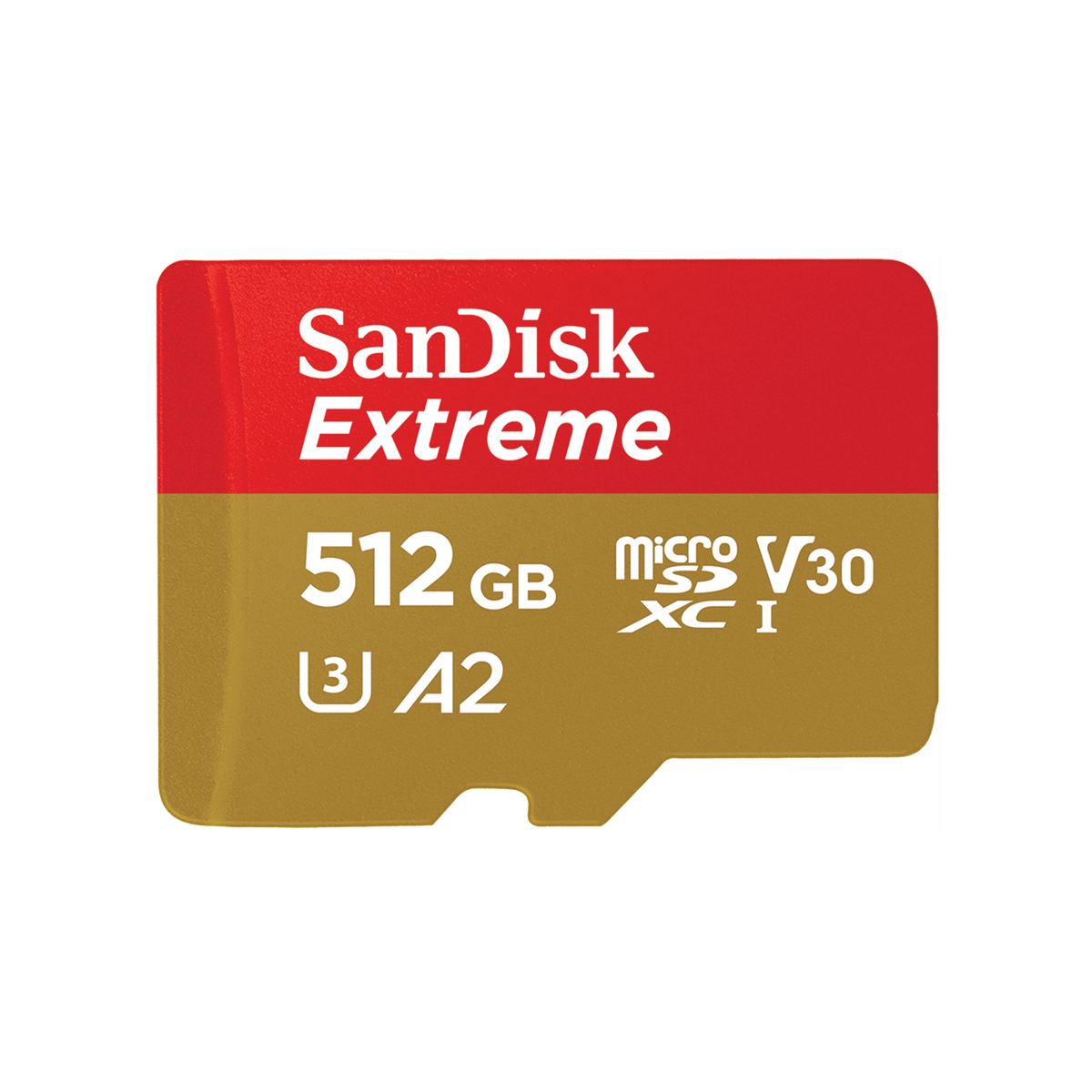 SanDisk Extreme microSDXC 512GB 官方容量圖