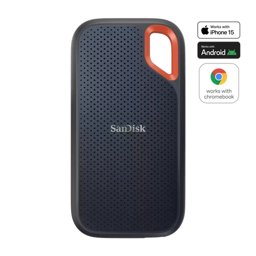 SanDisk Extreme Portable SSD 1TB（USB-C 3.2 Gen 2，IP65 防水防塵）