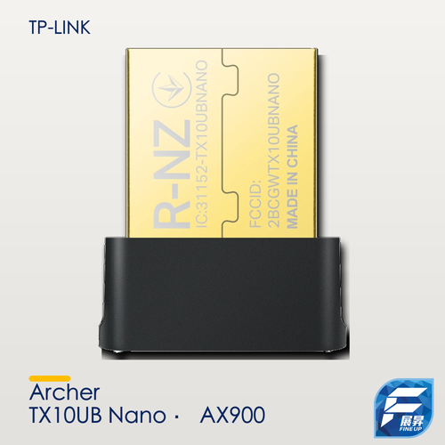 Archer TX10UB Nano - AX900 迷你USB Wi-Fi 6 藍牙接收器 (藍牙5.3)(Mini Wifi USB Adapter) (網絡接收器)