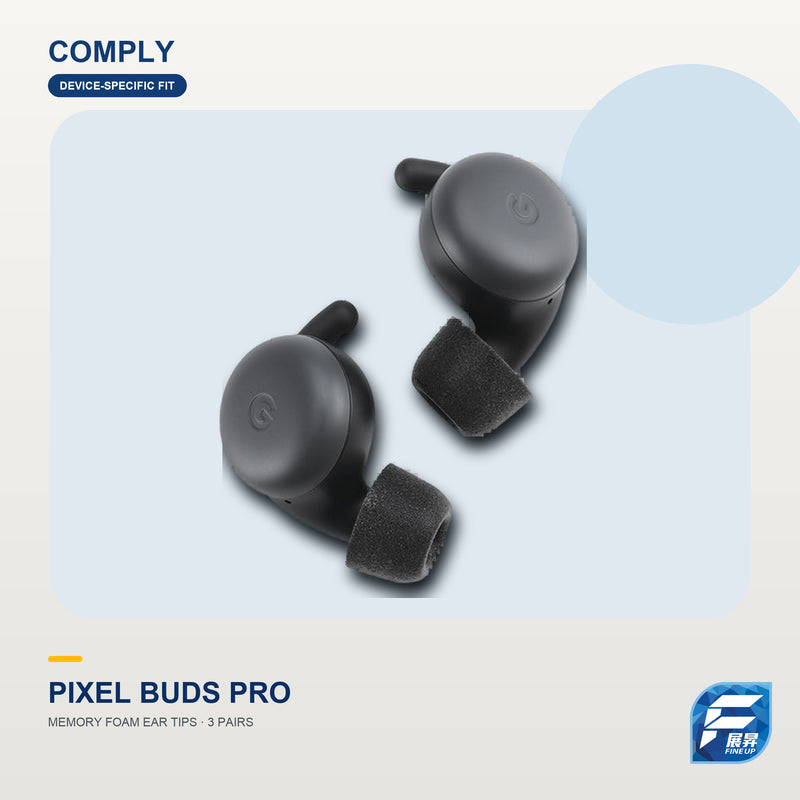 Comply Google Pixel Buds Pro 專用記憶耳綿（3對裝）｜展昇主圖