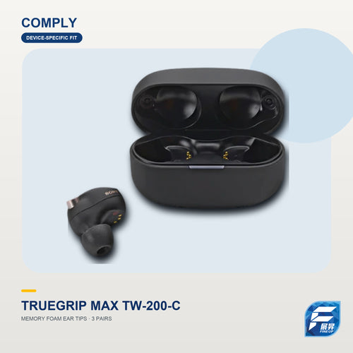 Comply TrueGrip MAX TW-200-C｜Sony WF-1000XM6／XM5 專用耳綿（3對裝）