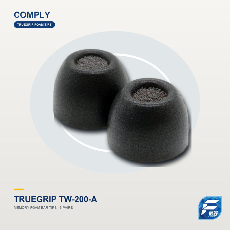 Comply TrueGrip TW-200-A 記憶耳綿（3對裝）｜展昇主圖