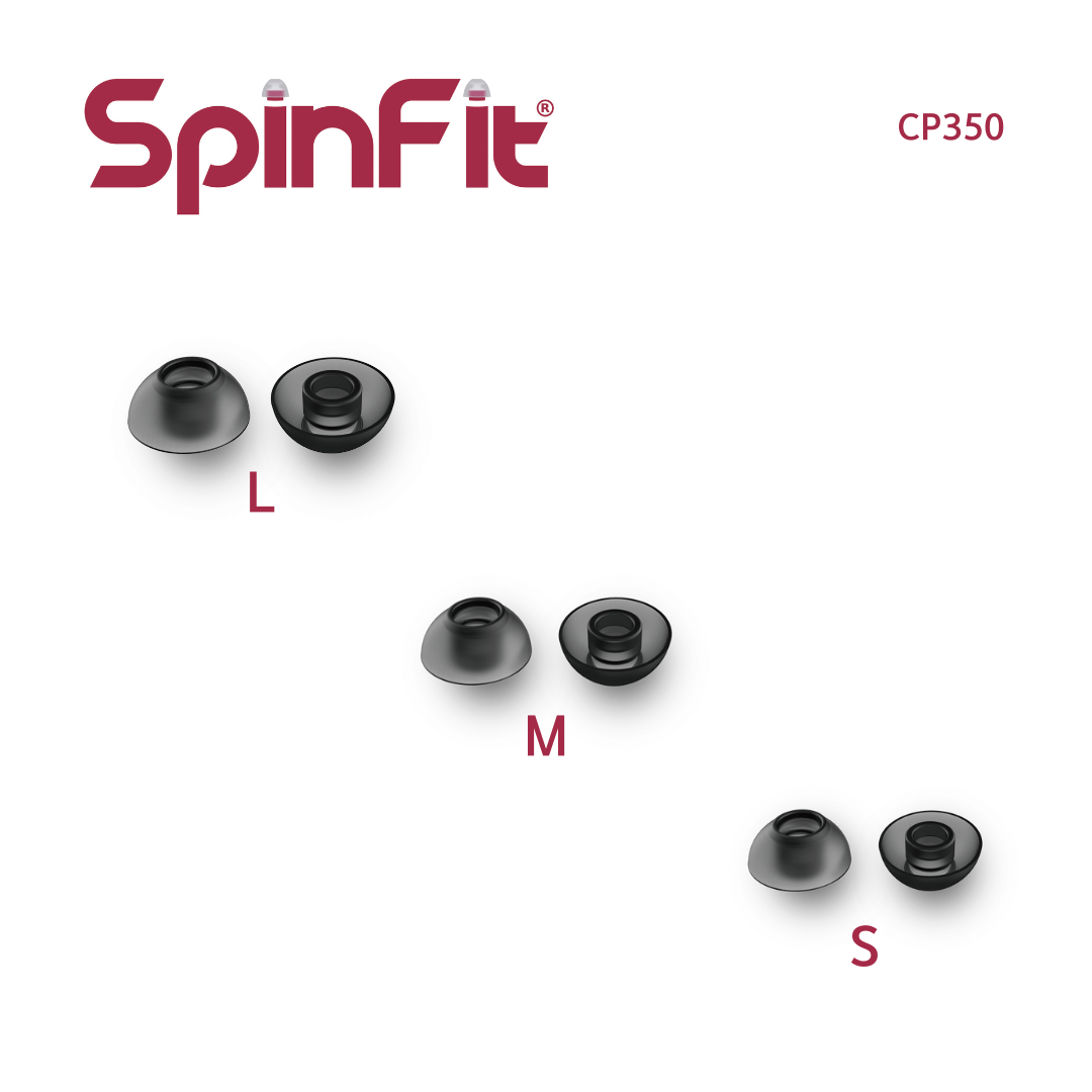SpinFit CP350 真無線耳機耳膠（2 對裝） 官方圖片 2