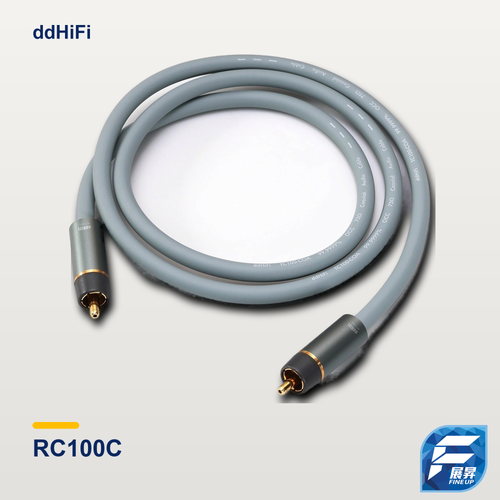 ddHiFi RC100C RCA插頭單晶銅同軸音頻線