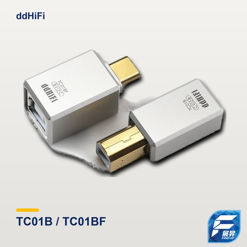 ddHiFi TC01B/TC01BF USB-B/USB-C 轉換插頭