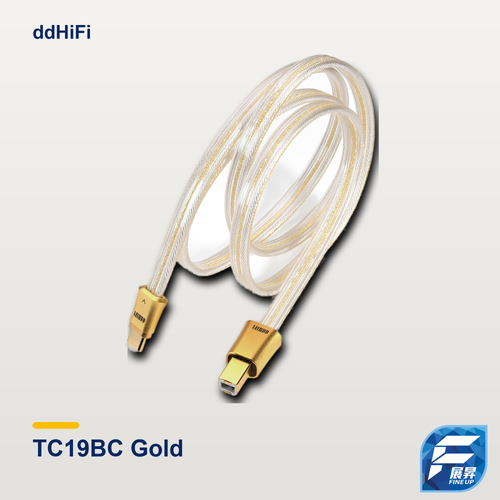 ddHiFi TC19BC Gold 純銀數字信號線Gold版 (100cm)