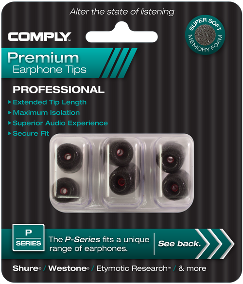 Comply P - Series 入耳式記憶耳綿 (3 Pairs)