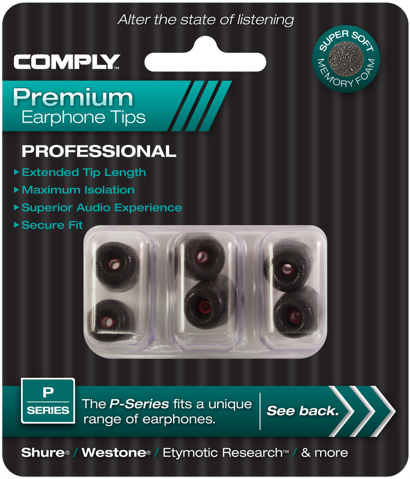 Comply P - Series 入耳式記憶耳綿 (3 Pairs)