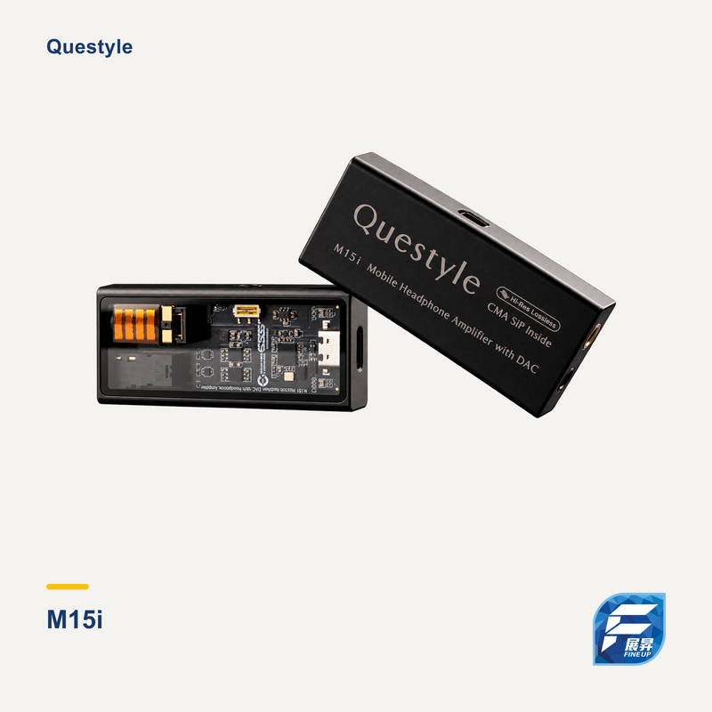 Questyle M15i 便攜解碼耳擴｜展昇暖淺灰主圖