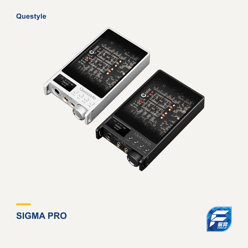 Questyle SIGMA PRO 旗艦便攜解碼耳擴｜展昇暖淺灰主圖