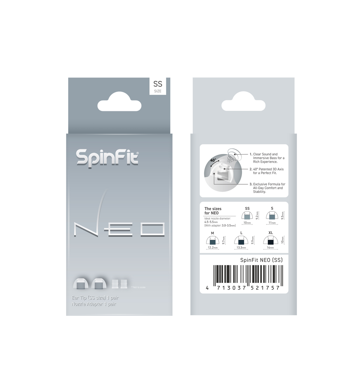 SpinFit NEO 耳膠 官方圖片 2