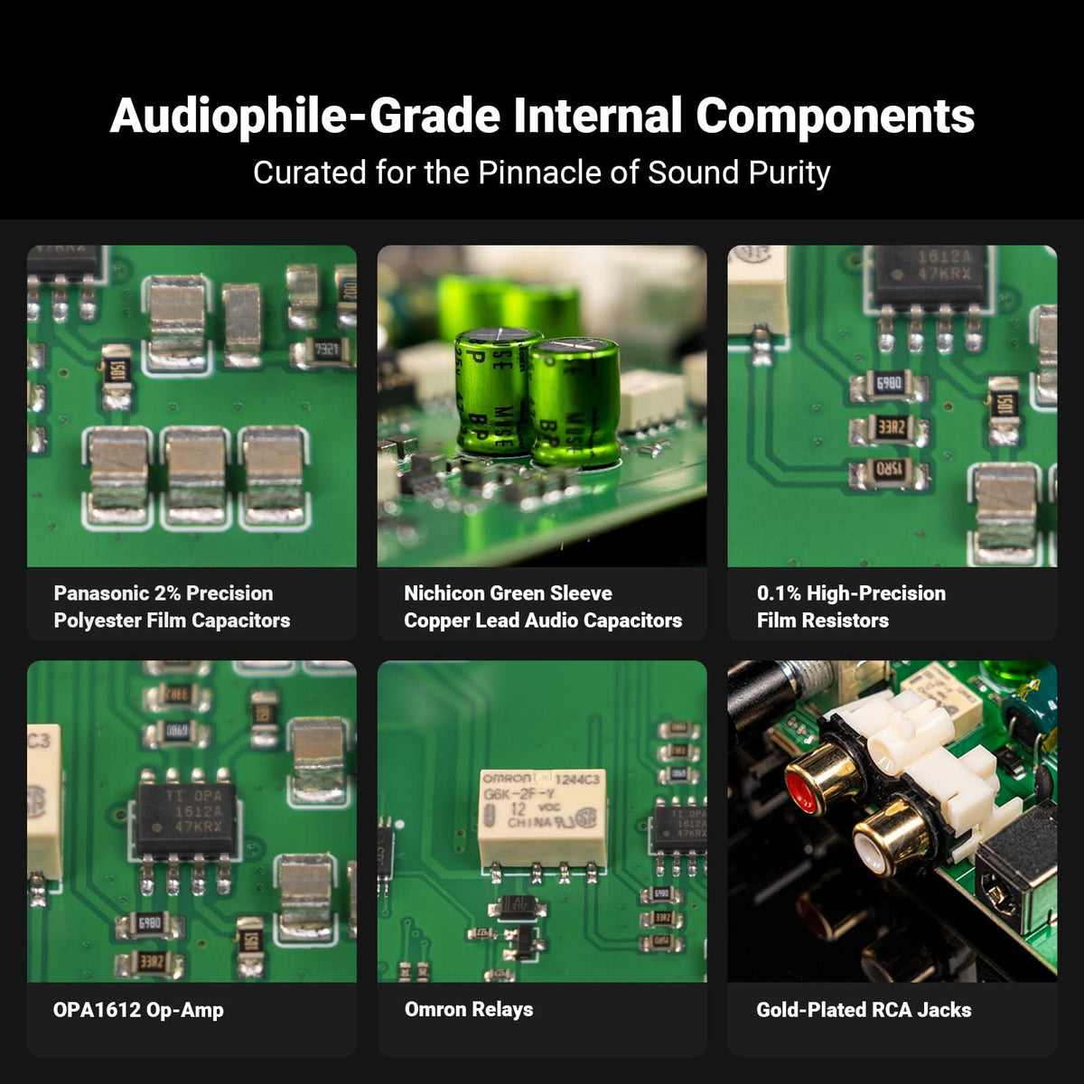 Fosi Audio Box X5 MM／MC 黑膠唱頭放大器 官方產品圖 3