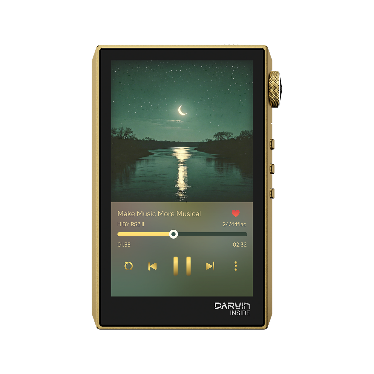 HiBy RS2 II DAP 限量銅版｜官方正面產品圖