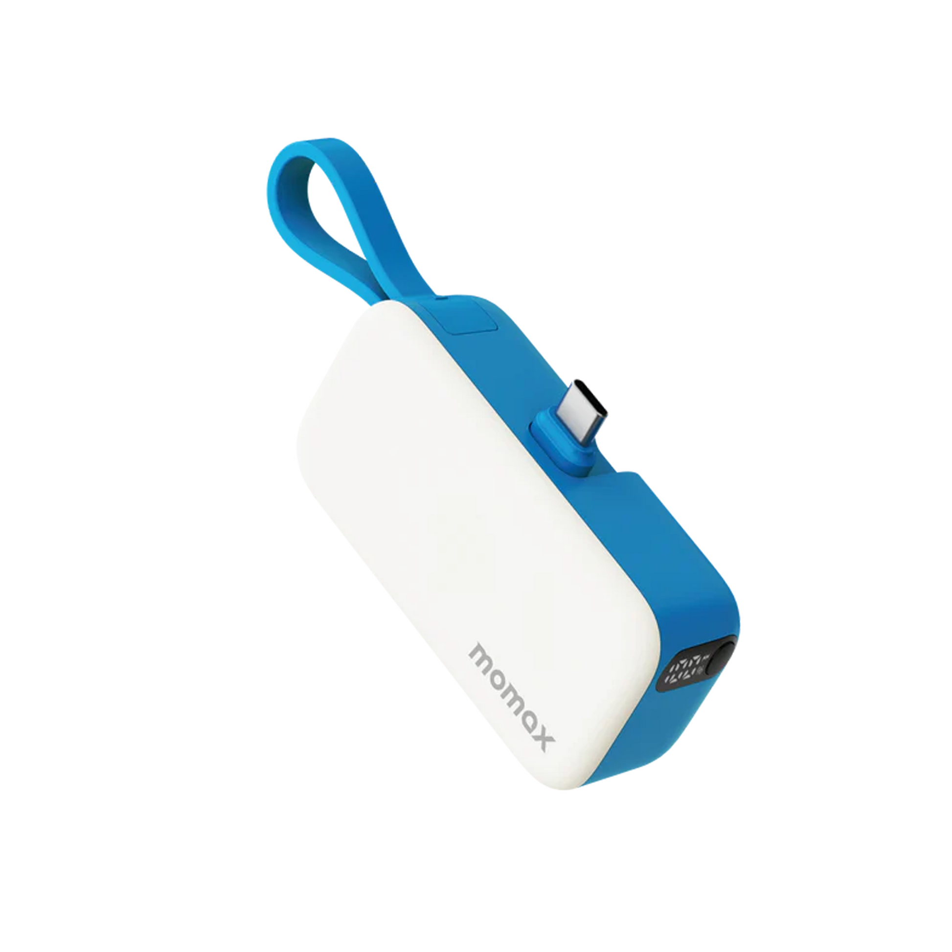 MOMAX 1-Power Mini IP130 5000mAh 藍色外觀
