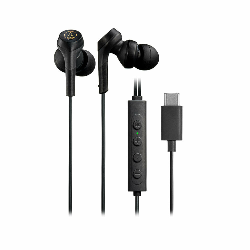 Audio-Technica ATH-CKS330NC USB Type-C™耳塞式降噪耳機 黑色(BK) 產品圖片