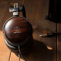 Audio-Technica ATH-AWKT/f 黑檀木製動圈耳筒