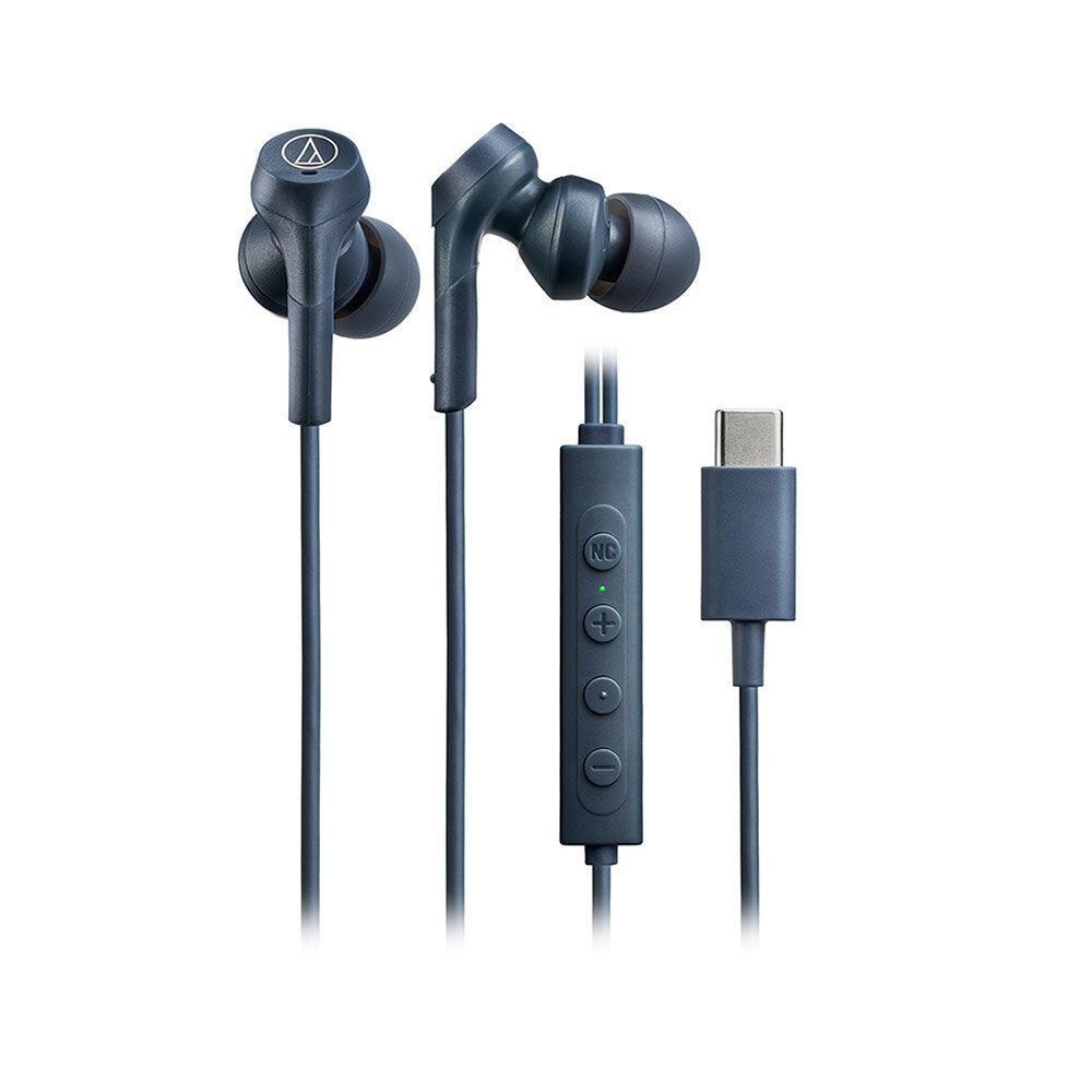 Audio-Technica ATH-CKS330NC USB Type-C™耳塞式降噪耳機 藍色(BL) 產品圖片
