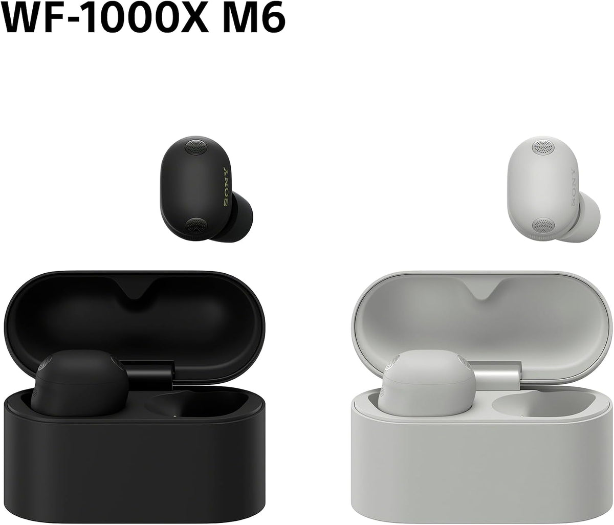 Sony WF-1000XM6 黑白雙色圖
