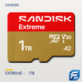 SanDisk Extreme microSDXC UHS-I V30 1TB 記憶卡
