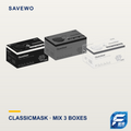 SAVEWO ClassicMask 175mm M 中碼混款優惠（任選3盒）
