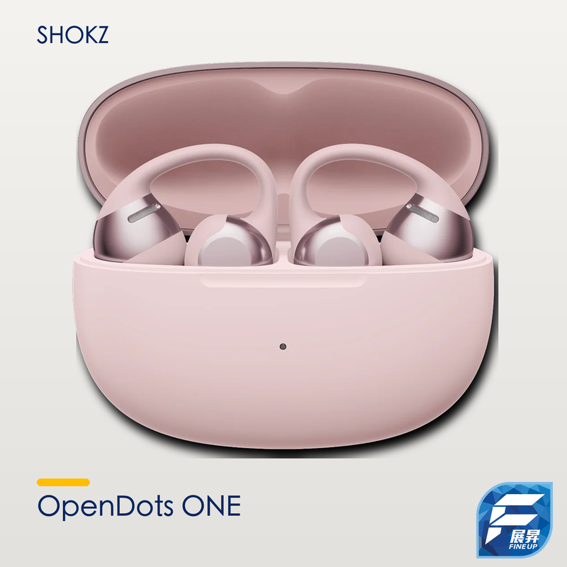 Shokz OpenDots ONE｜Fine Up 官方實物來源 V2 暖淺灰主圖｜2026-10-18
