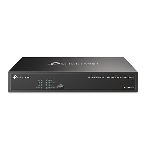 VIGI NVR1004H-4P - VIGI 4 Channel PoE+ Network Video Recorder